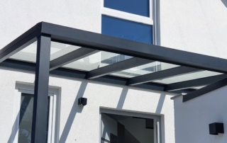 MuS - Terrassenüberdachung Eingang