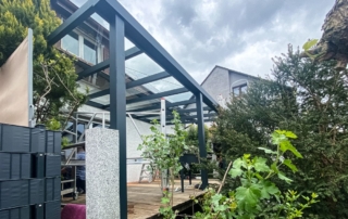 MuS - Terrassenüberdachung mit Glasdach